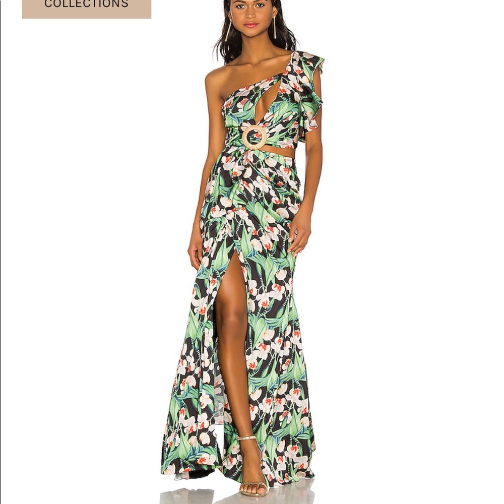 Patbo tropical collection maxi dress sexy